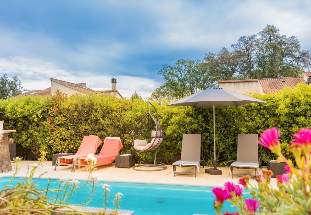 סרביון Villa Tous Conforts Avec Piscine Privee Et Acces Plage מראה חיצוני תמונה